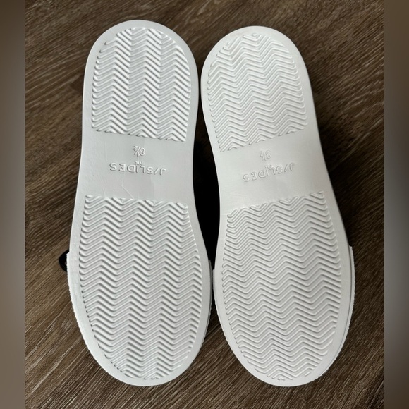 J/Slides NYC Woven Black Sneakers 8.5 - Picture 4 of 6
